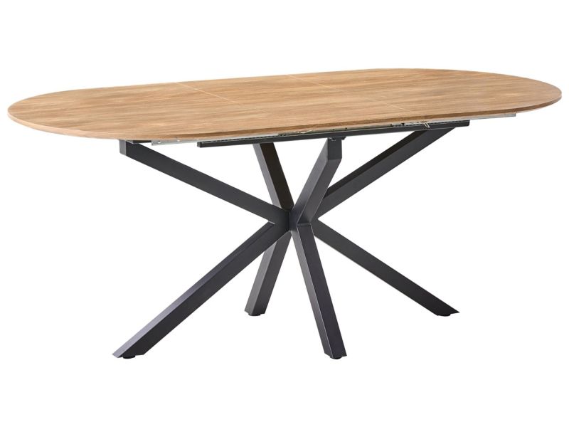 Stół do jadalni rozkładany Macquarie Brązowy 140/180 cm 90 cm 1 szt.