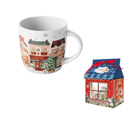 Kubek Christmas City DUO porcelanowy świąteczny 400 ml 1 szt.