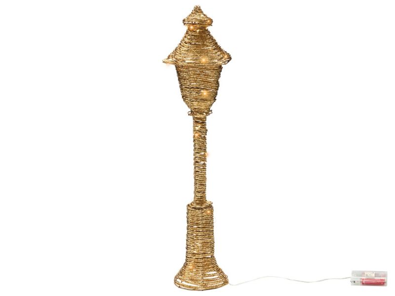 Dekoracja świąteczna LED Alftanes Latarnia 62 cm Złoty 1 szt.