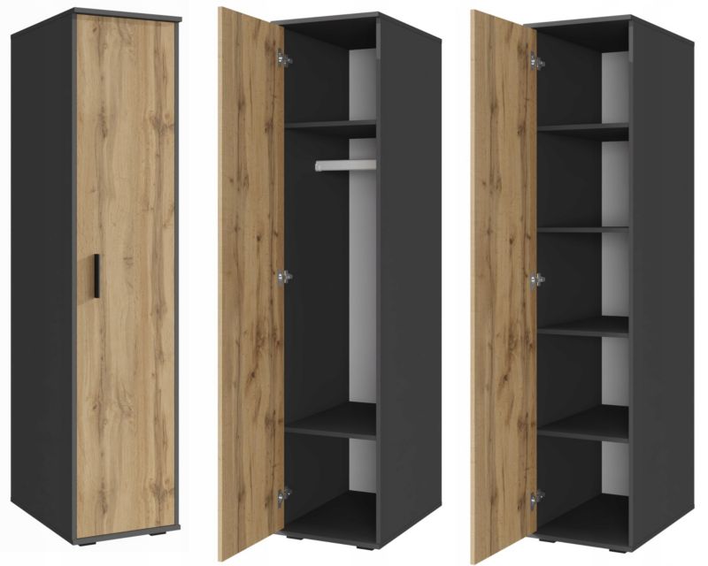 Szafa Matkam regał bodo 1D4P ufc antracyt-wotan 1 szt.