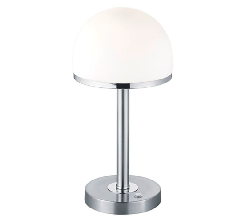 Lampka stołowa Trio Berlin srebrno-biała LED 4W 3000K 350lm IP20 wym: 39 x 19.5 x 19.5 cm szkło - 1 szt.