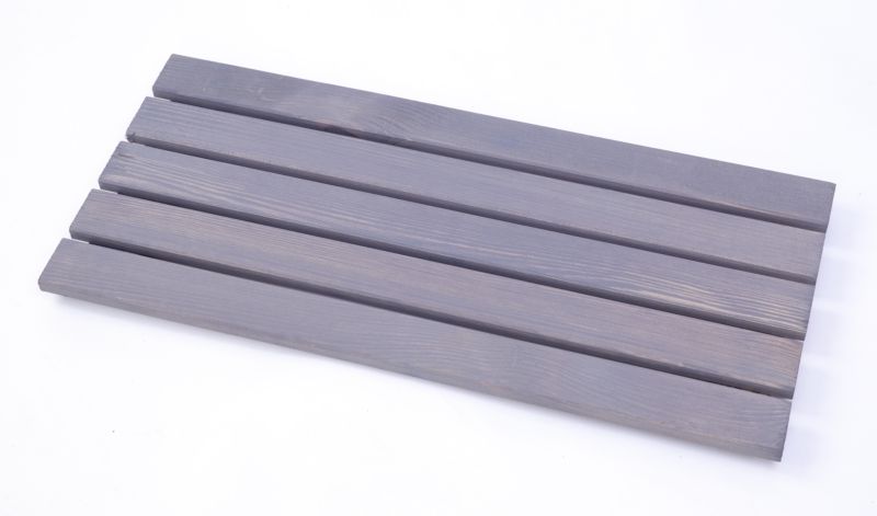 Pokrywa do skrzynki na owoce i warzywa MODO24 ażurowa szerokość 57 cm impregnat szary 1 szt