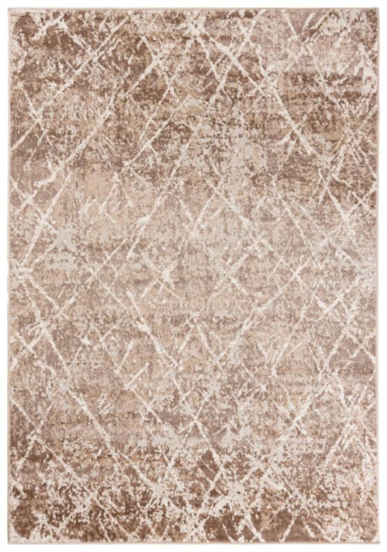 Dywan Wewnętrzny PORTLAND Prostokątny Mazovia 240 x 330 cm Beżowy Motyw Abstrakcyjny 1 szt.