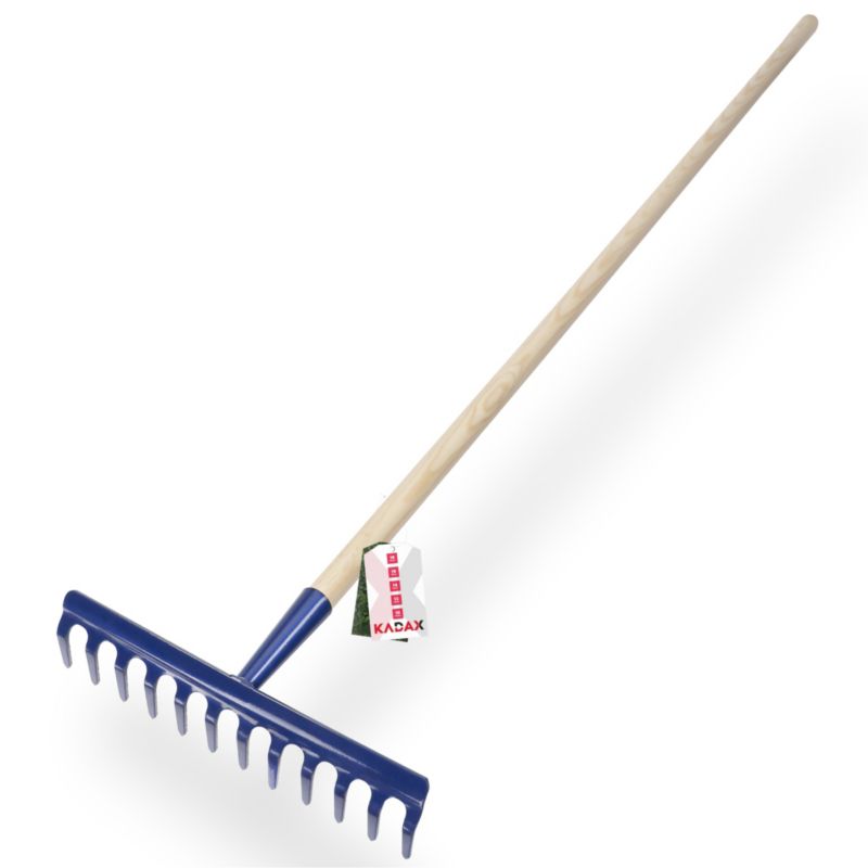 Grabie KADAX metalowe Utwardzane Z Trzonkiem 12 Zębów 1szt.