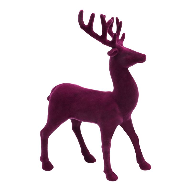 Renifer welurowy fioletowy