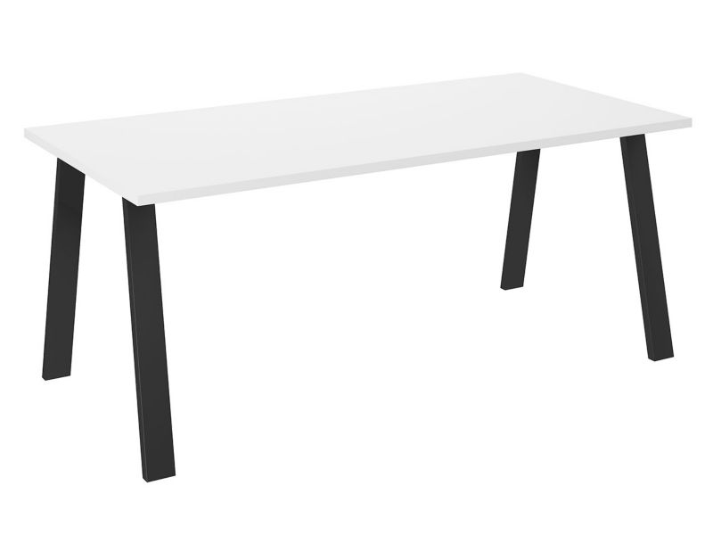 Stół industrialny MIRJAN 24 Kleo 185x90 biały / czarny 1 szt.