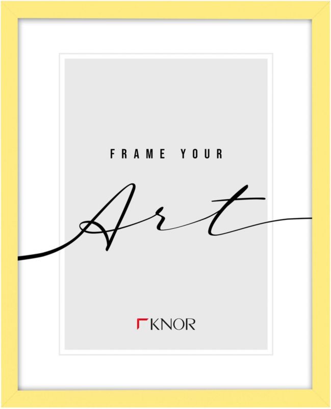 Ramka na zdjęcia Knor Maria 10 x 15 cm pastelowy żółty