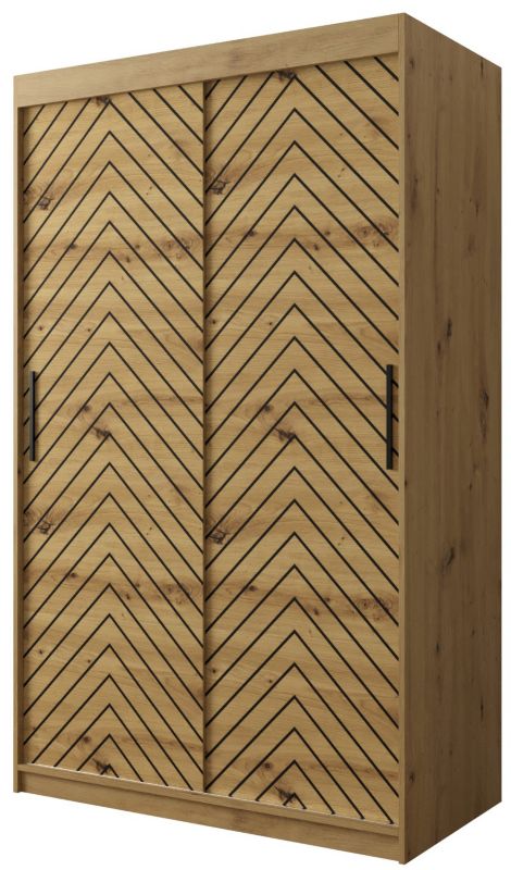 Szafa przesuwna Garderoba Abiks Jodełka 1 120 artisan + artisan 1 szt.