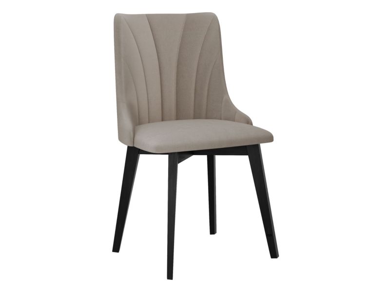 Krzesło MIRJAN 24 tapicerowane Monti V Pik muszelka czarny/khaki beż 1 szt.