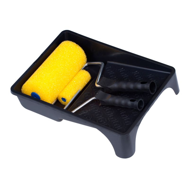 Zestaw malarski FAVORITE, MEDIUM nr 35, wałek Moltopren strukturalny 18 cm, do farb strukturalnych, 5 elementów