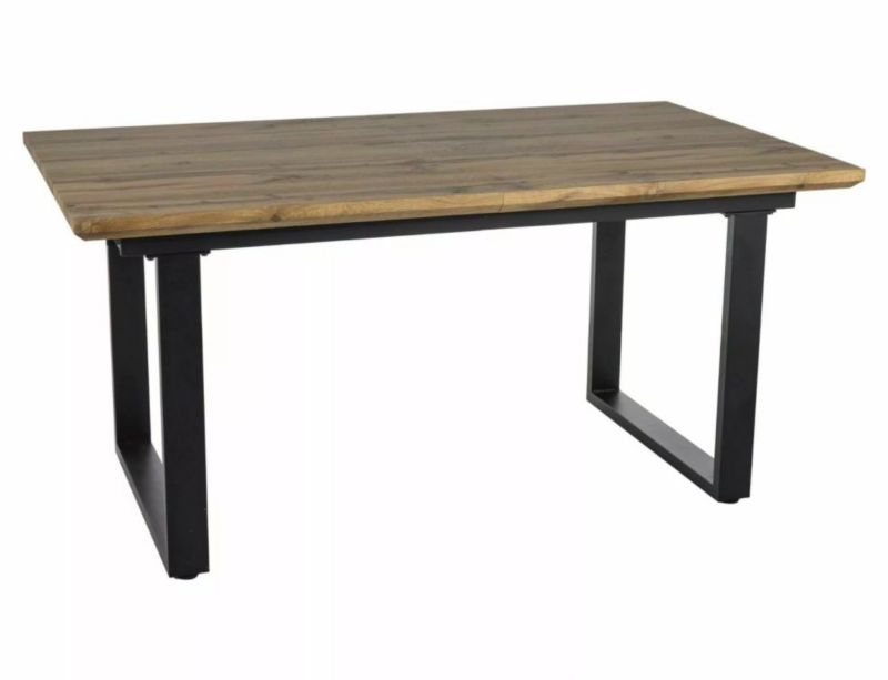 Stół Signal rozkładany UMBERTO II 160(240)x90 dąb artisan/czarny 1 szt