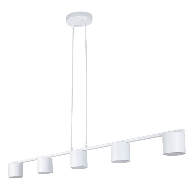 Lampa wisząca Sigma Lighting Mila 7727 biała nowoczesna 5xGX53 x 1 szt.