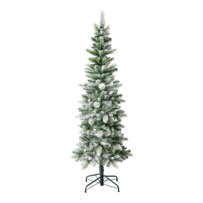 Choinka sztuczna Delamere slim ośnieżona 183 cm