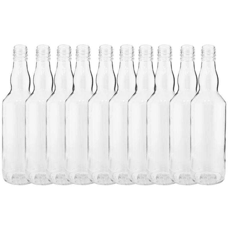 Butelki szklane MODO24 500 ml na soki nalewki i syropy fi 28 bez nakrętek 10 szt.