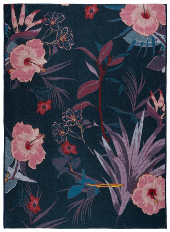 Dywan Multidecor Jungle Outdoor na zewnątrz i do wewnątrz 120 x 170 cm kwiaty różowe 1 szt.