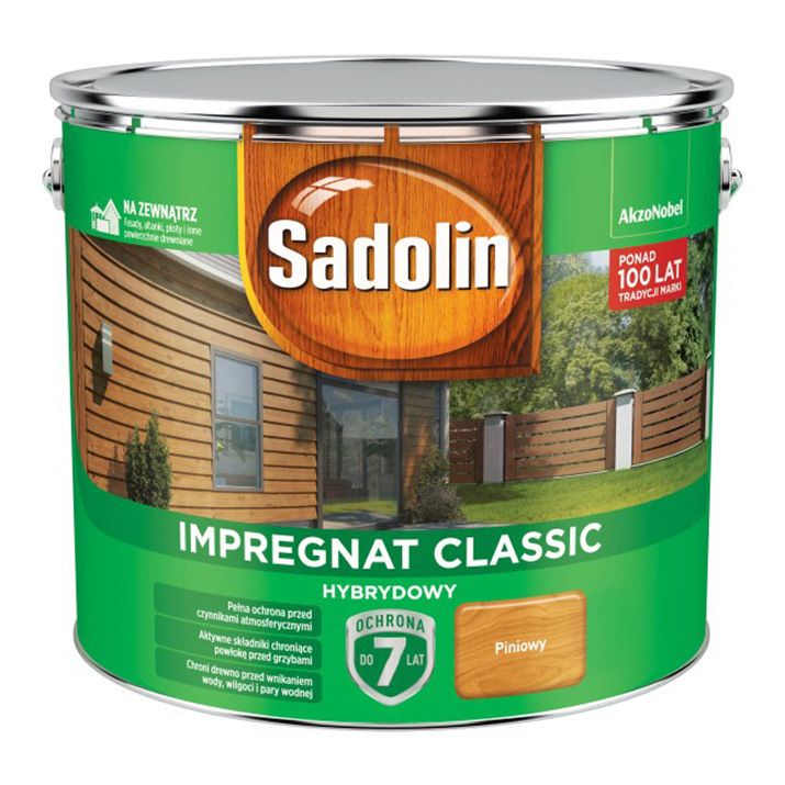 Impregnat do drewna Sadolin Hybrydowy piniowy 9 l