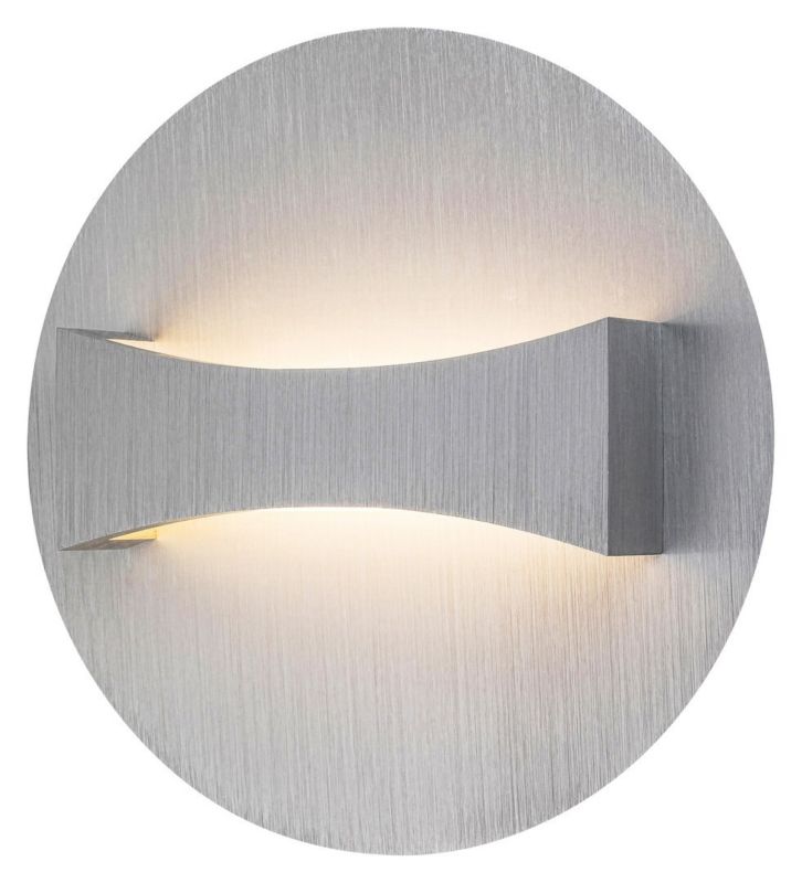 Kinkiet ścienny Rabalux Neville szczotkowane aluminium styl nowoczesny LED 6W 3000K 220lm IP20 wym: 6 x 18 x 6 cm - 1 szt.