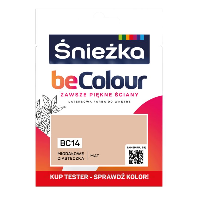 Tester farby Śnieżka Becolour migdałowe ciasteczka 25 ml