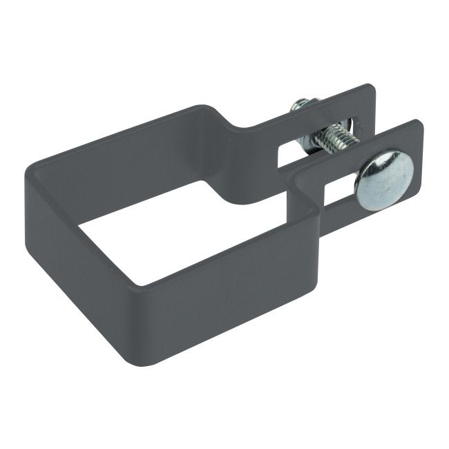 Obejma początkowa Polbram Steel Group 5 x 5 cm ocynk antracyt