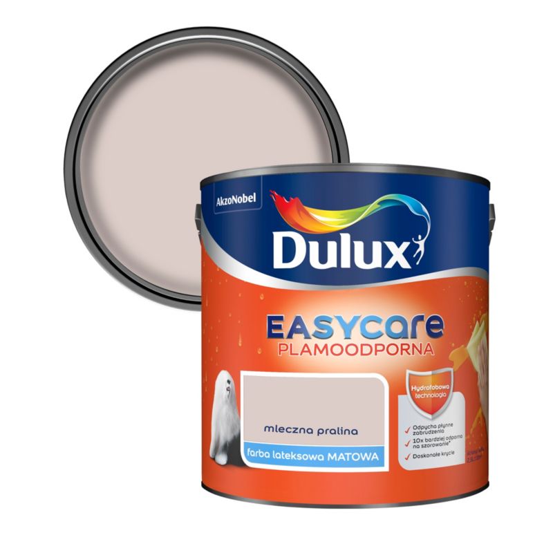 Farba Dulux EasyCare mleczna pralina 2,5 l