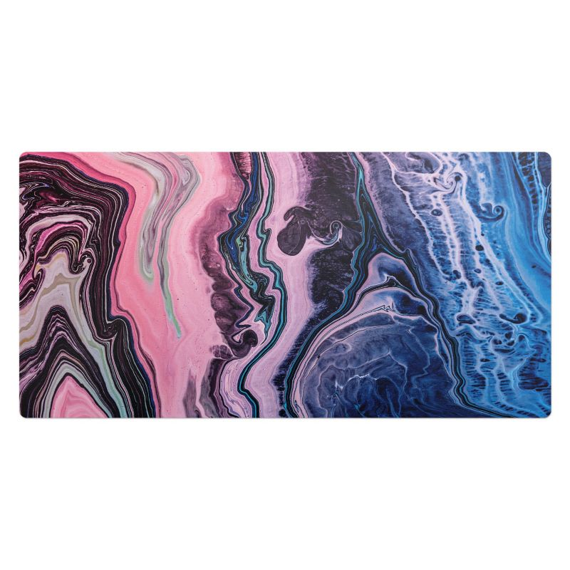 Podkładka na biurko pod mysz klawiaturę Wallfluent 90x45 cm Abstrakcyjne fale 1 szt.