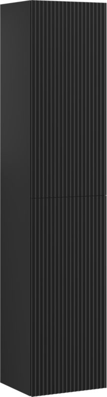 Słupek łazienkowy Mexen Rivel czarny mat 35x160x30 cm 2 drzwi 1 szt.