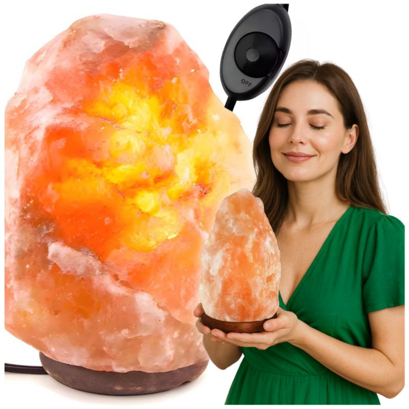 Lampa Solna Himalajska More&Deco Z Jonizatorem, Regulacją Światła, 3-5 Kg, 1 Szt.