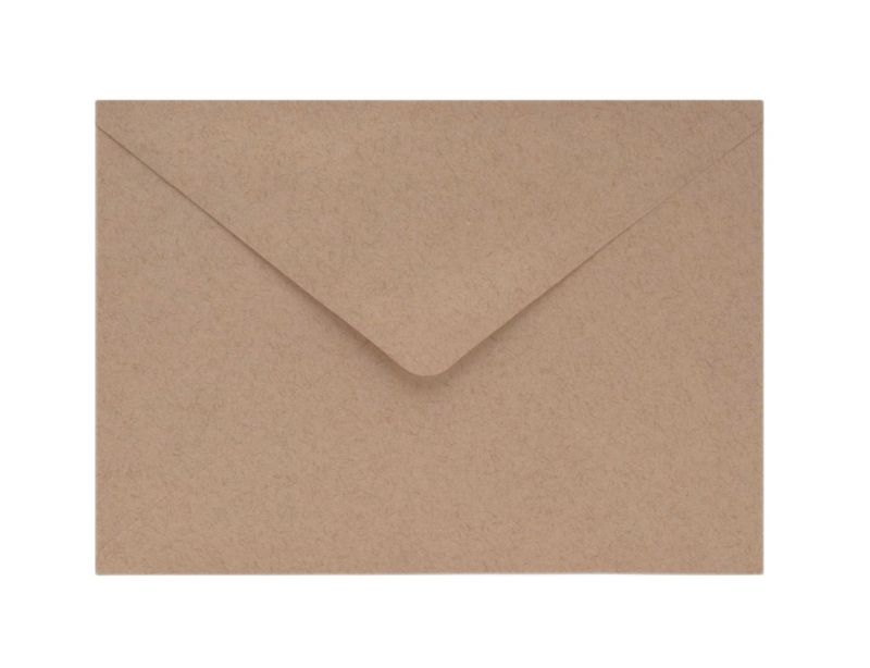 Koperty Ozdobne Neopak na zaproszenia C5 Brąz EKO 50 szt.