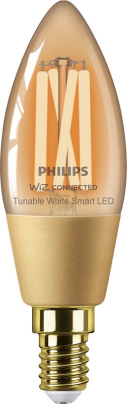 Inteligentna żarówka LED Smart Philips C35 E14 2000/5000 K amber