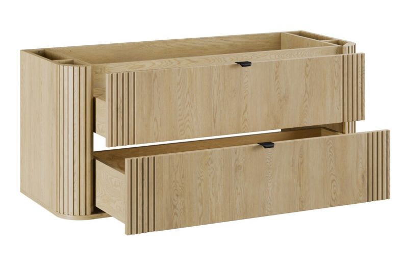 Szafka podumywalkowa Comad Ovalia Cremona dąb 120 cm, 2 szuflady, ciche domykanie, 1 szt.