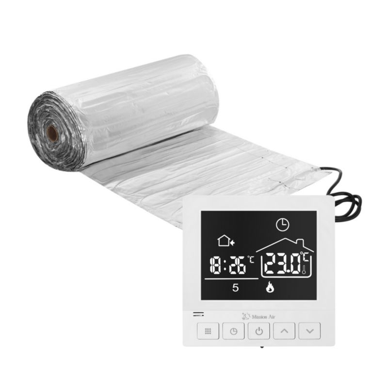 Zestaw mat grzewczych pod panele Mission Air MAL-160 20m² + Taurus Biały 1szt