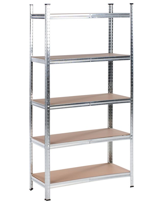 Regał z półkami Xitta Metal 90 cm 40 cm Srebrny 1 szt.