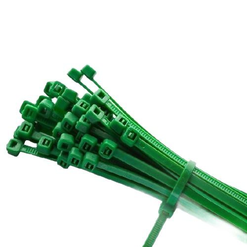 Opaska Zaciskowa Neopak 370/7,6mm Zielona 100 szt.