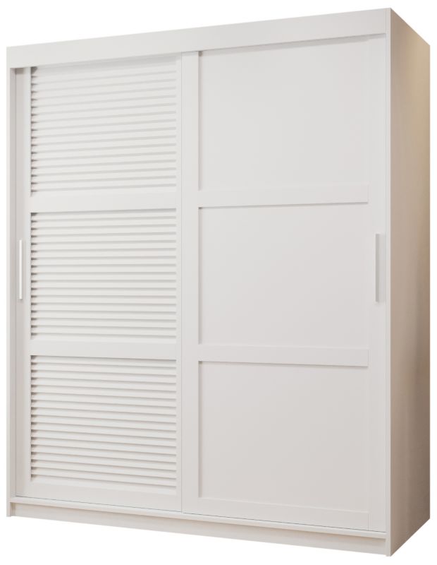 Szafa przesuwna Garderoba Abiks ŻALUZJA 3 150 biały 1 szt.