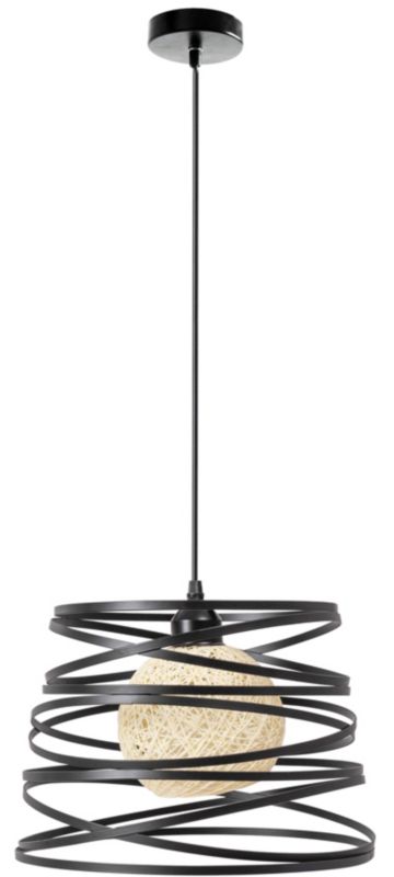 Lampa Sufitowa Wisząca Toolight 181691 Loft Czarny 1 Szt