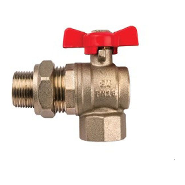 Zawór kulowy Idmar Group kątowy ze śrubunkiem 1/2''