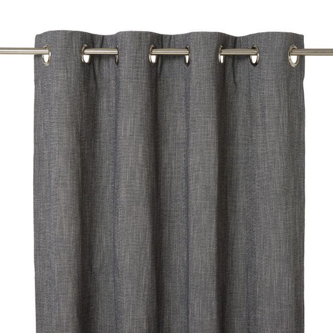 Zasłona GoodHome Tiga 140 x 260 cm grafitowa