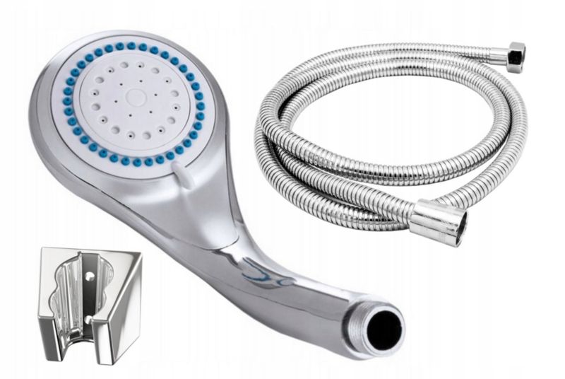 Zestaw Prysznicowy Granitan Wąż Uchwyt Słuchawka 3 - funkcyjna 1 szt.