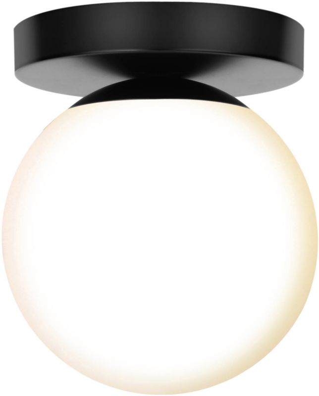 Plafon GoodHome Dorres E14 IP44 czarny matowy