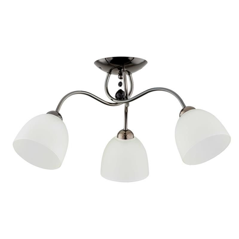 Lampa sufitowa wisząca Alfa Amarillo 3521 czarna-chromowana-biała styl klasyczny 3xE27 x 15W 1 szt.
