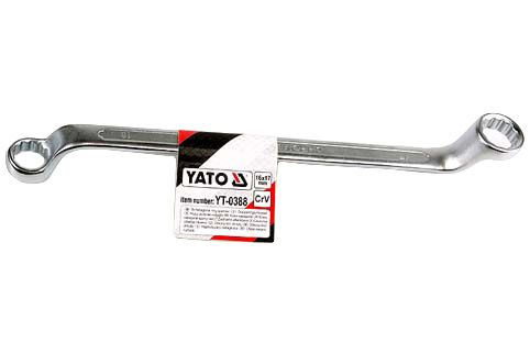 Klucz oczkowo-odgięty Yato 16 x 17 mm