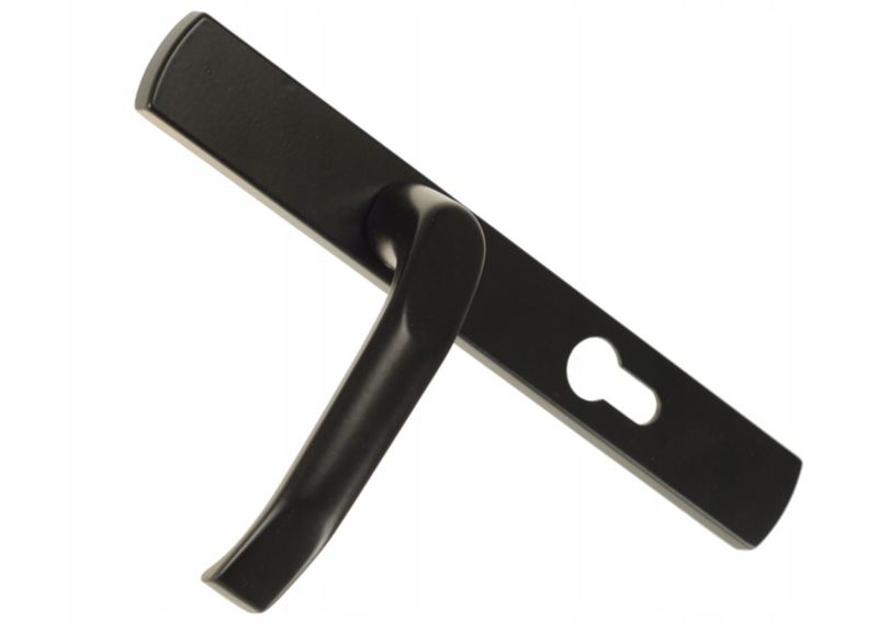 Klamka FEINZ Do Furtki Diana 90Mm Wkład Czarna Szyld Odlewany 1 szt.