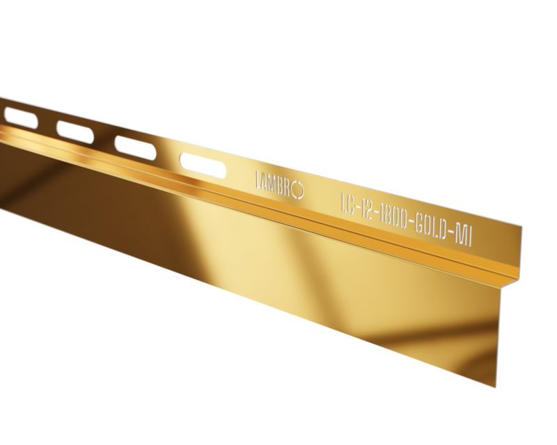Listwa brodzikowa czołowa Lambro złoty połysk 180 cm 1 szt.