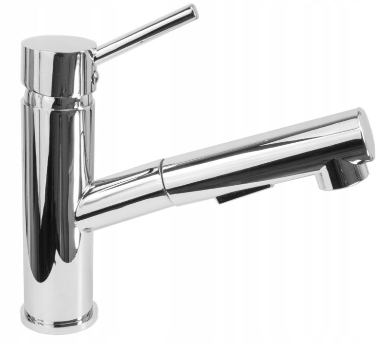 Bateria kuchenna Granitan Cado Chrom z wyciąganą wylewką 1 szt.