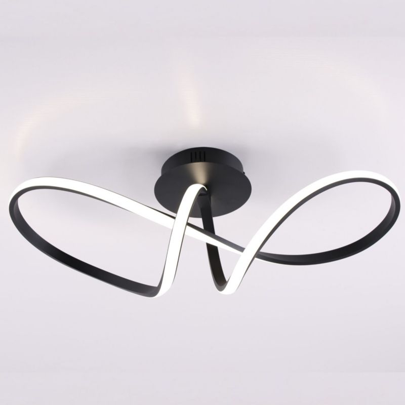 Lampa Sanico Goldlux FLAVIA LED 33W sufitowa czarna 4000K IP20 - 1 szt.