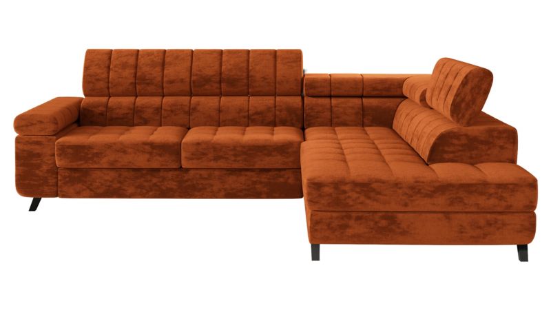 Narożnik z funkcją spania MIRJAN 24 Nord prawy rudy 1 szt.