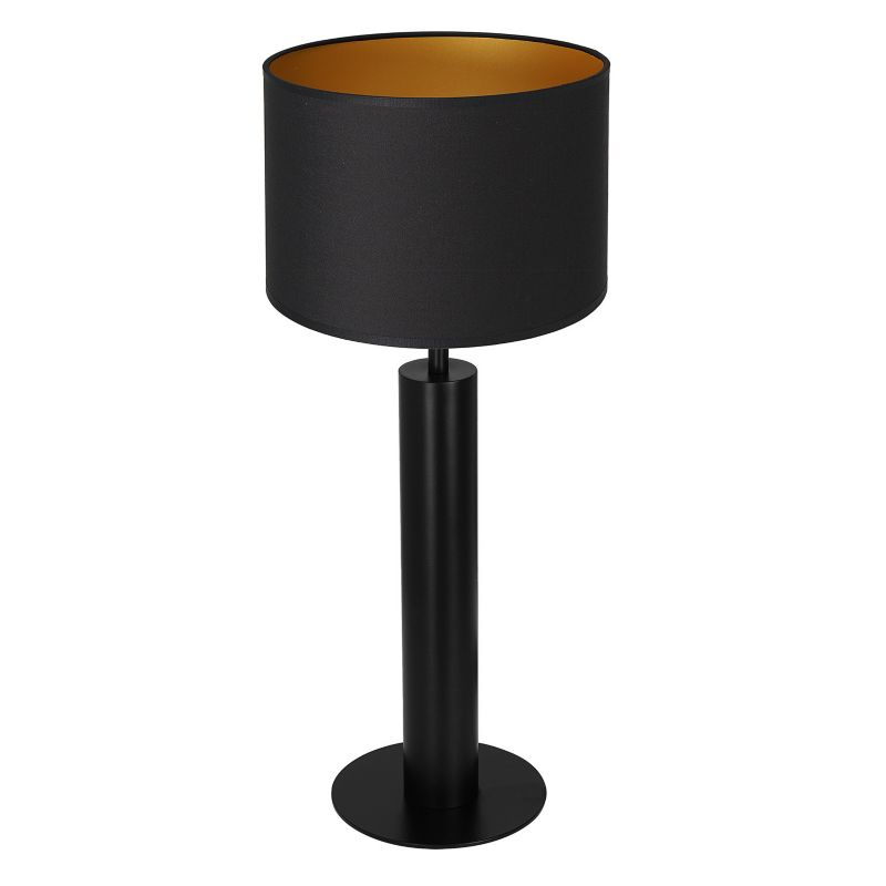 Lampka stołowa Luminex Table Lamps czarny mat-złota 1 x E27 x 15W IP20 wym: 58 x 25 x 25 cm metal - 1 szt.
