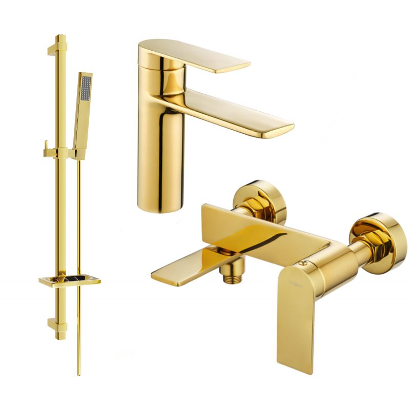 Zestaw wannowy Mexen Zero złoty 71103DQ02-50 1 szt.