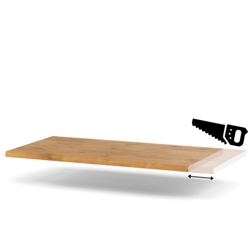 Blat Kuchenny Hurtownia-Mebli 28mm Blande 80-89 89cm Dąb Lancelot 89x60x cm 1szt.