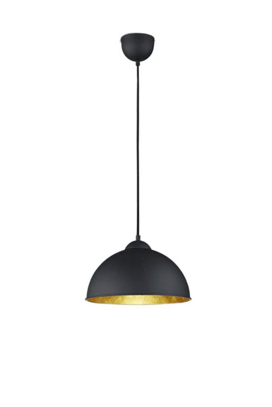 Lampa wisząca RL Jimmy czarno-złota wym: 127 x 31 x 31 cm 1xE27 x 1 szt.